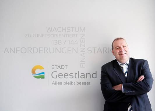 Bürgermeister Thorsten Krüger  Foto: Stadt Geestland 